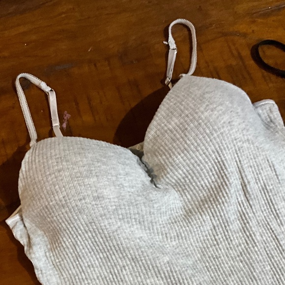 Energie Two, Black & Gray Tank Tops with Built in Bras Sz Med - Picture 3 of 15